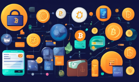 Create an image depicting a diverse range of digital wallets set against a backdrop of various cryptocurrencies like Bitcoin, Ethereum, and Litecoin. Include a checklist or guidebook labeled Comprehensive Guide to Crypto Wallets with visually detailed and secure icons indicating features such as security, accessibility, and user-friendliness. The scene should be modern, tech-savvy, and informative, appealing to both novice and experienced cryptocurrency users.