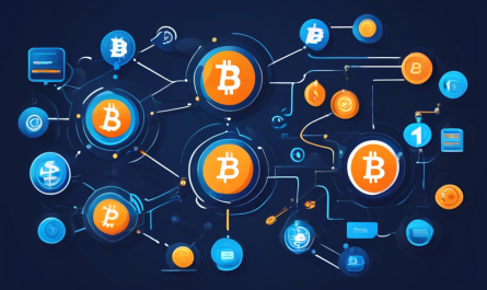 Create an informative and visually engaging illustration that shows a step-by-step process of buying cryptocurrency using PayPal. The image should feature a user-friendly interface with a laptop displaying a digital crypto wallet, the PayPal logo prominently visible, and icons representing various cryptocurrencies like Bitcoin, Ethereum, and Litecoin. Include visual cues like arrows and numbered steps to guide the viewer through the process, with a modern and clean design that conveys the simplicity and accessibility of buying crypto with PayPal.